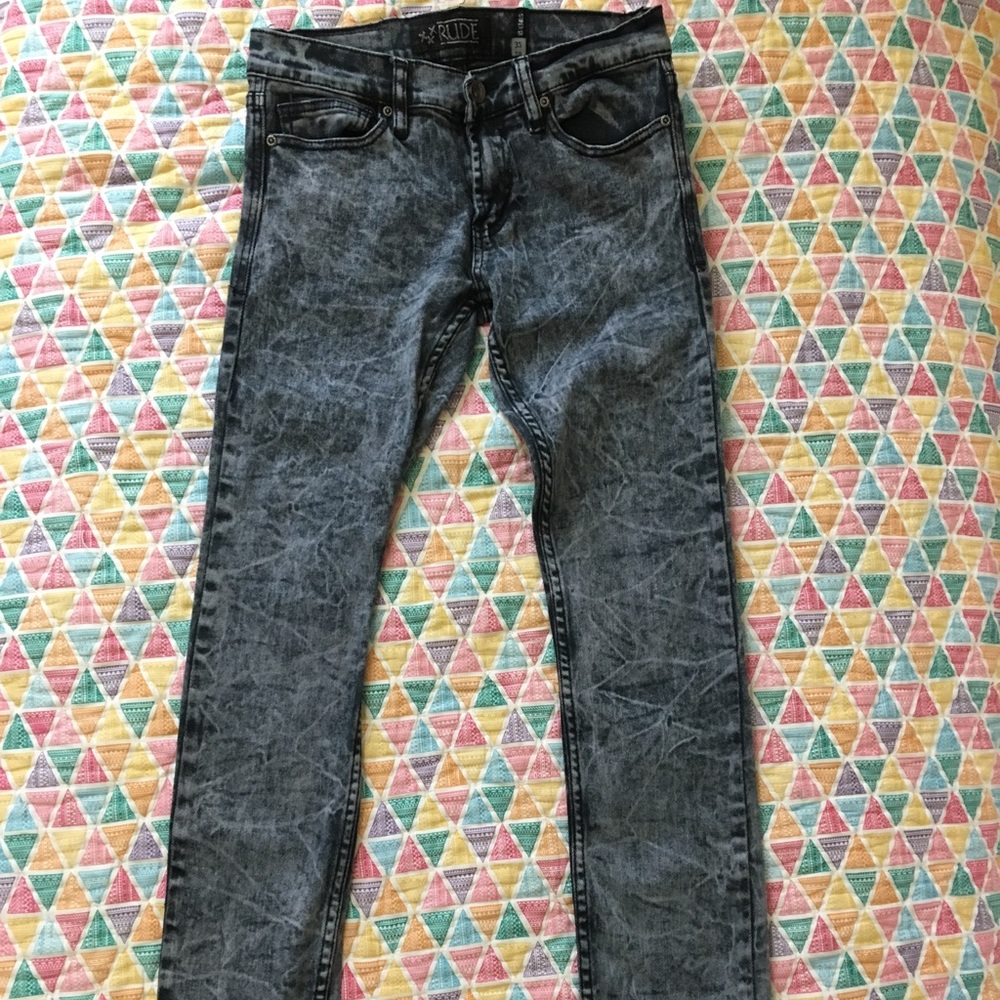 Rude faded jeans